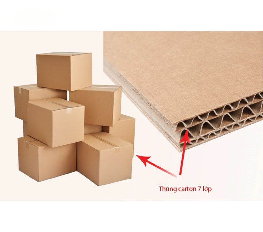 Thung carton 7 lop