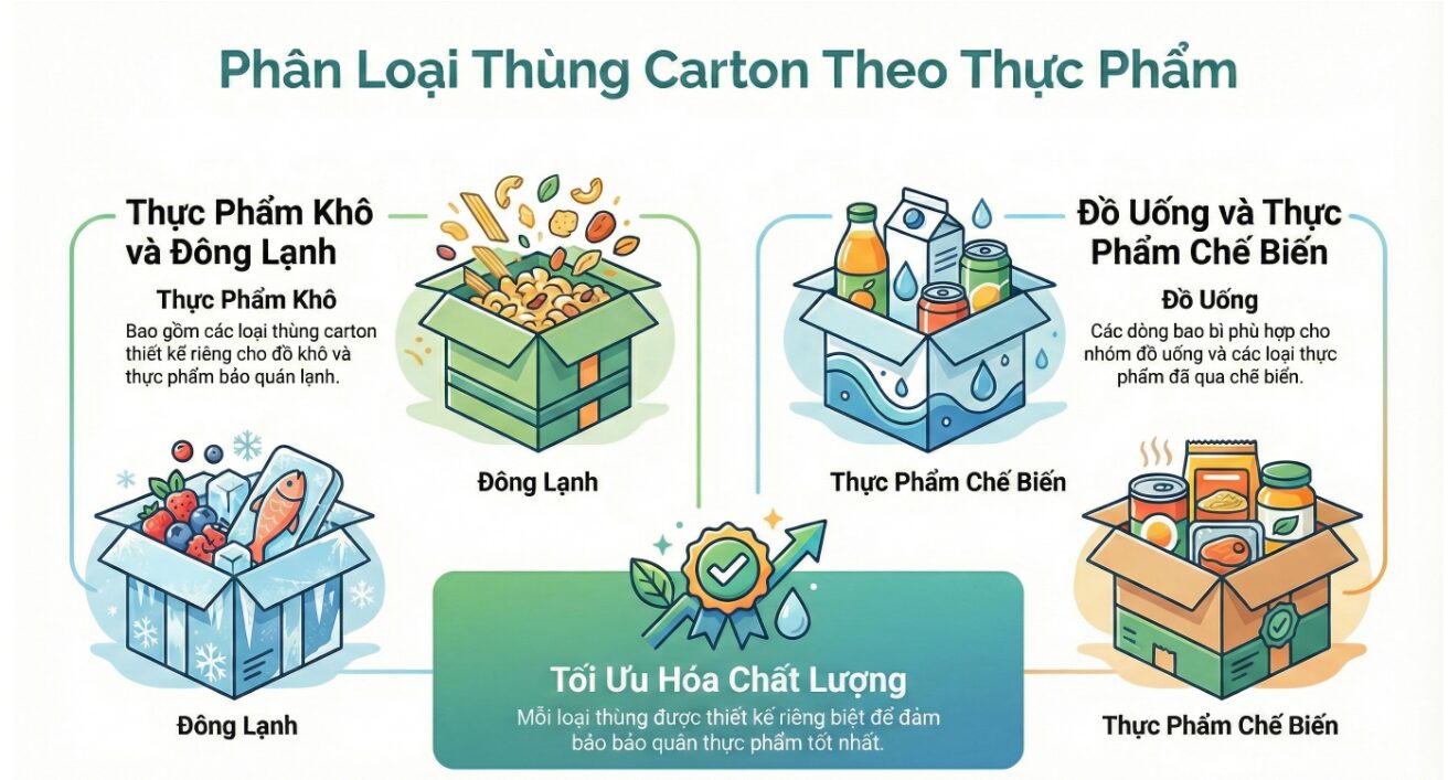 Phan loai thung carton nganh thuc pham