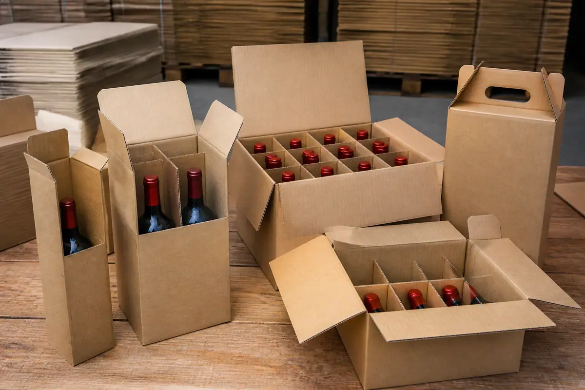 Các Loại Thùng Carton Đựng Rượu Phổ Biến