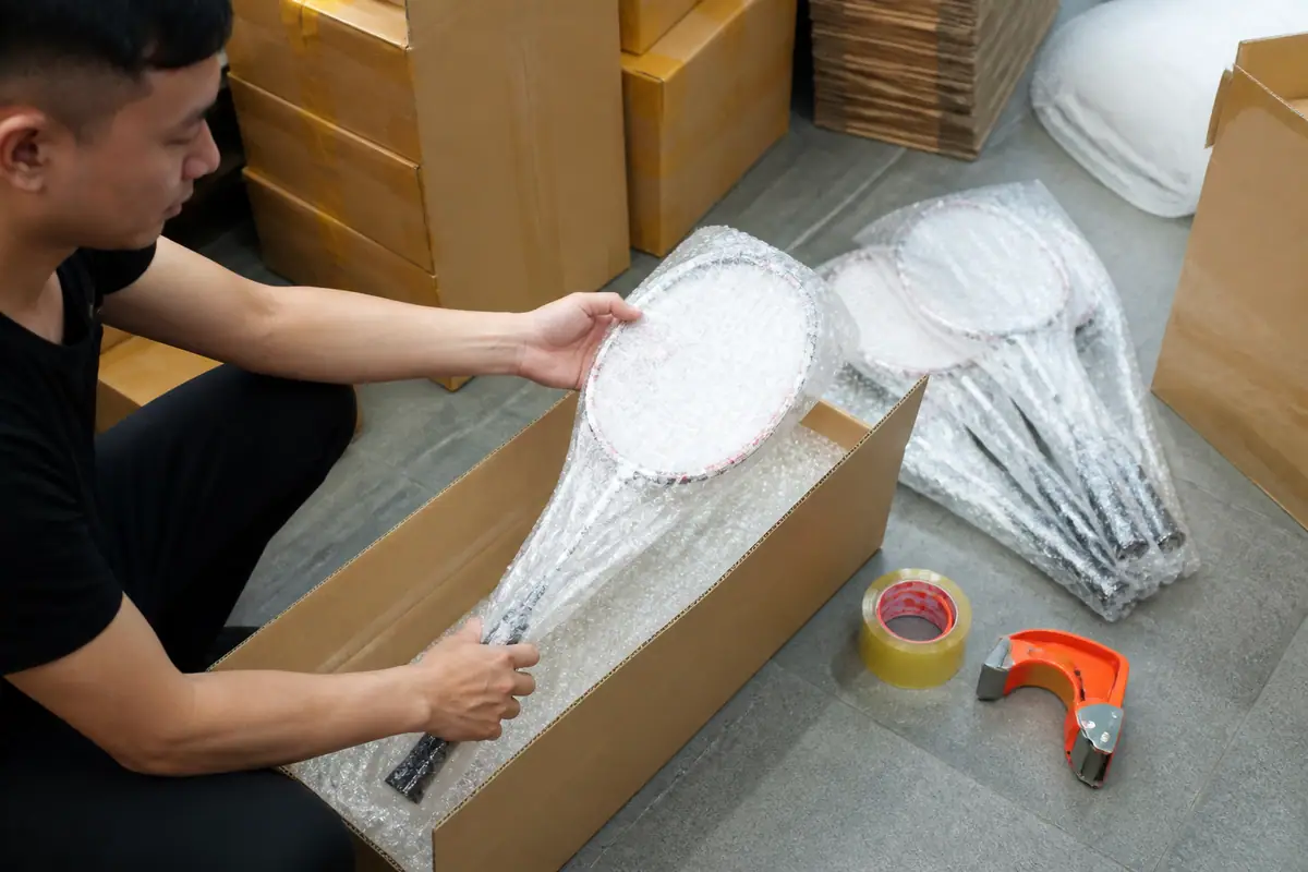 Cách Đóng Gói Vợt Cầu Lông An Toàn Bằng Thùng Carton | thùng carton đựng vợt cầu lông Cách Đóng Gói Vợt Cầu Lông An Toàn Bằng Thùng Carton - thùng carton đựng vợt cầu lông