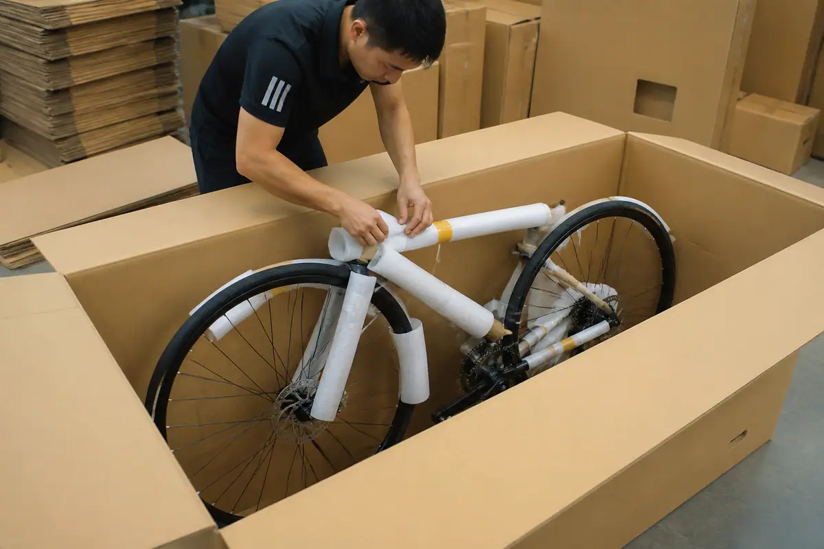 Cách Tự Đóng Gói Xe Đạp Vào Thùng Carton Đúng Kỹ Thuật | thùng carton đựng xe đạp Cách Tự Đóng Gói Xe Đạp Vào Thùng Carton Đúng Kỹ Thuật - thùng carton đựng xe đạp