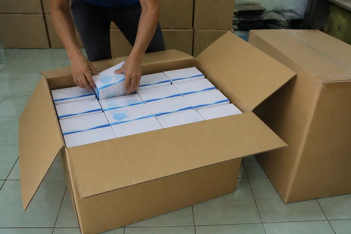 Kích Thước Thùng Carton Đựng Khẩu Trang Phổ Biến Kích Thước Thùng Carton Đựng Khẩu Trang Phổ Biến