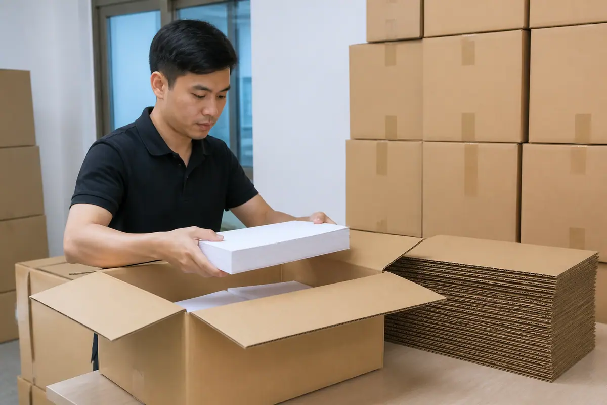 Phân loại thùng carton đựng giấy A4 theo cấu tạo và chất liệu Phân loại thùng carton đựng giấy A4 theo cấu tạo và chất liệu