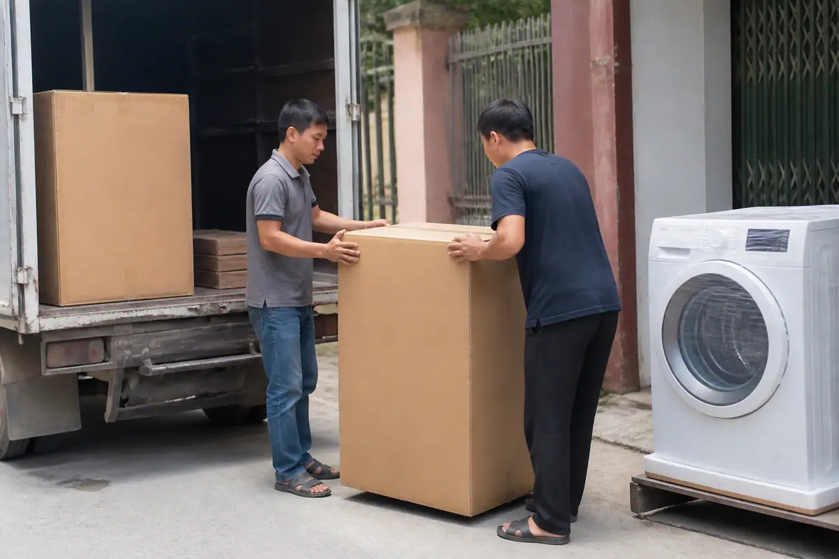 Quy Trình Đặt Mua Thùng Carton Đựng Máy Giặt Quy Trình Đặt Mua Thùng Carton Đựng Máy Giặt