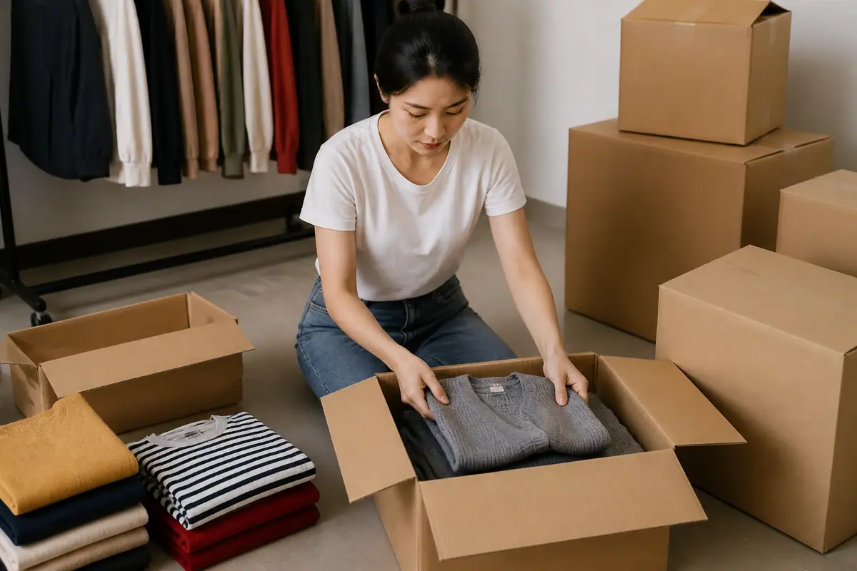 Thùng Carton Đựng Quần Áo: Lợi Ích, Cách Chọn & Mẹo Đóng Gói Hiệu Quả
