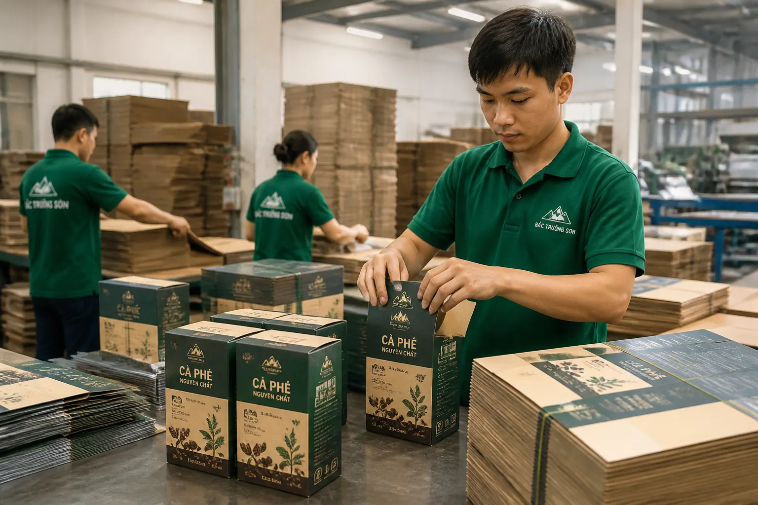 Bắc Trường Sơn - Nhà Sản Xuất Bao Bì Carton Uy Tín Cho Ngành Cà Phê - hộp carton đựng cà phê