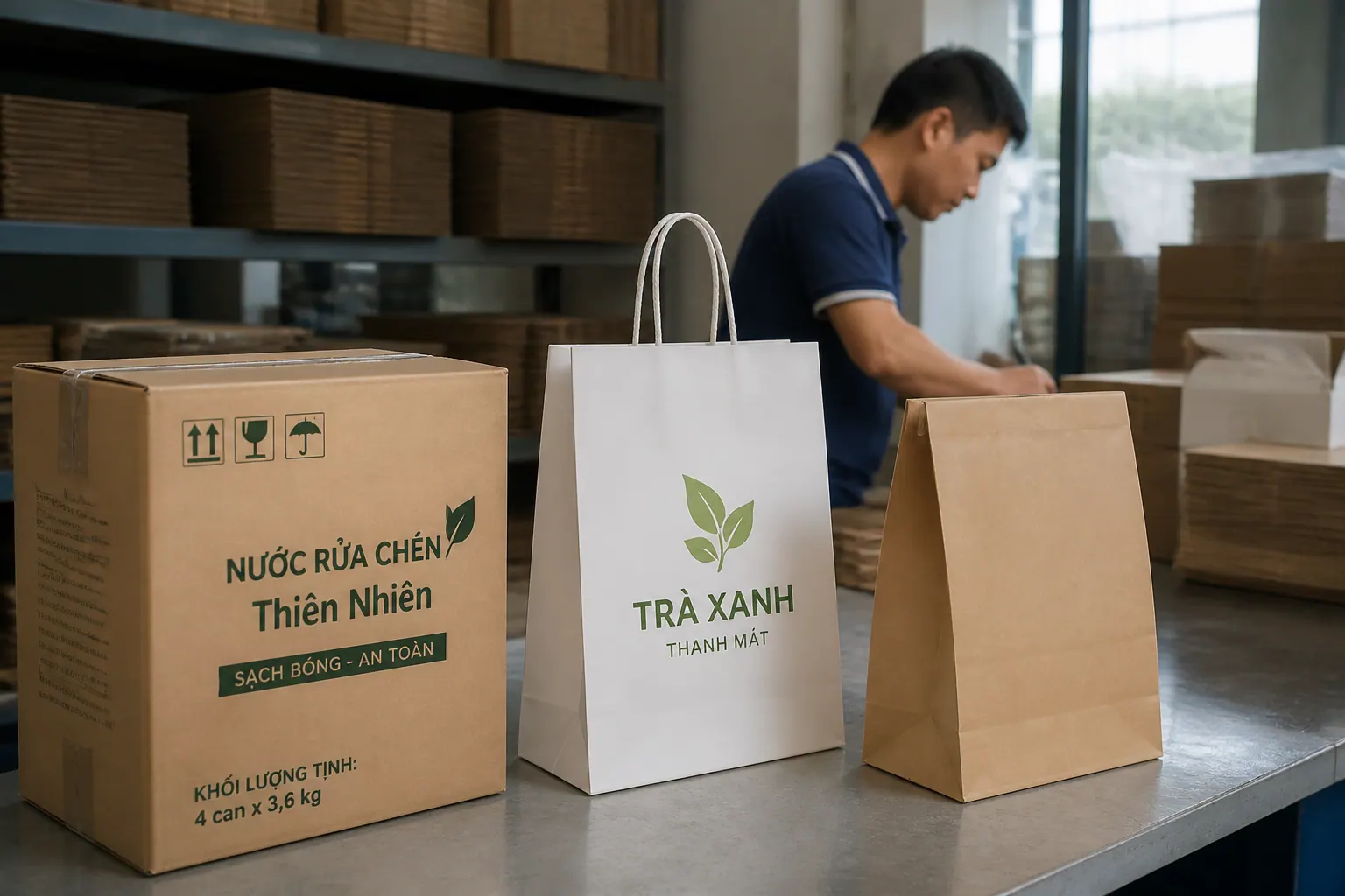 Bảng so sánh chi tiết giữa bao bì carton và bao bì giấy Bảng so sánh chi tiết giữa bao bì carton và bao bì giấy