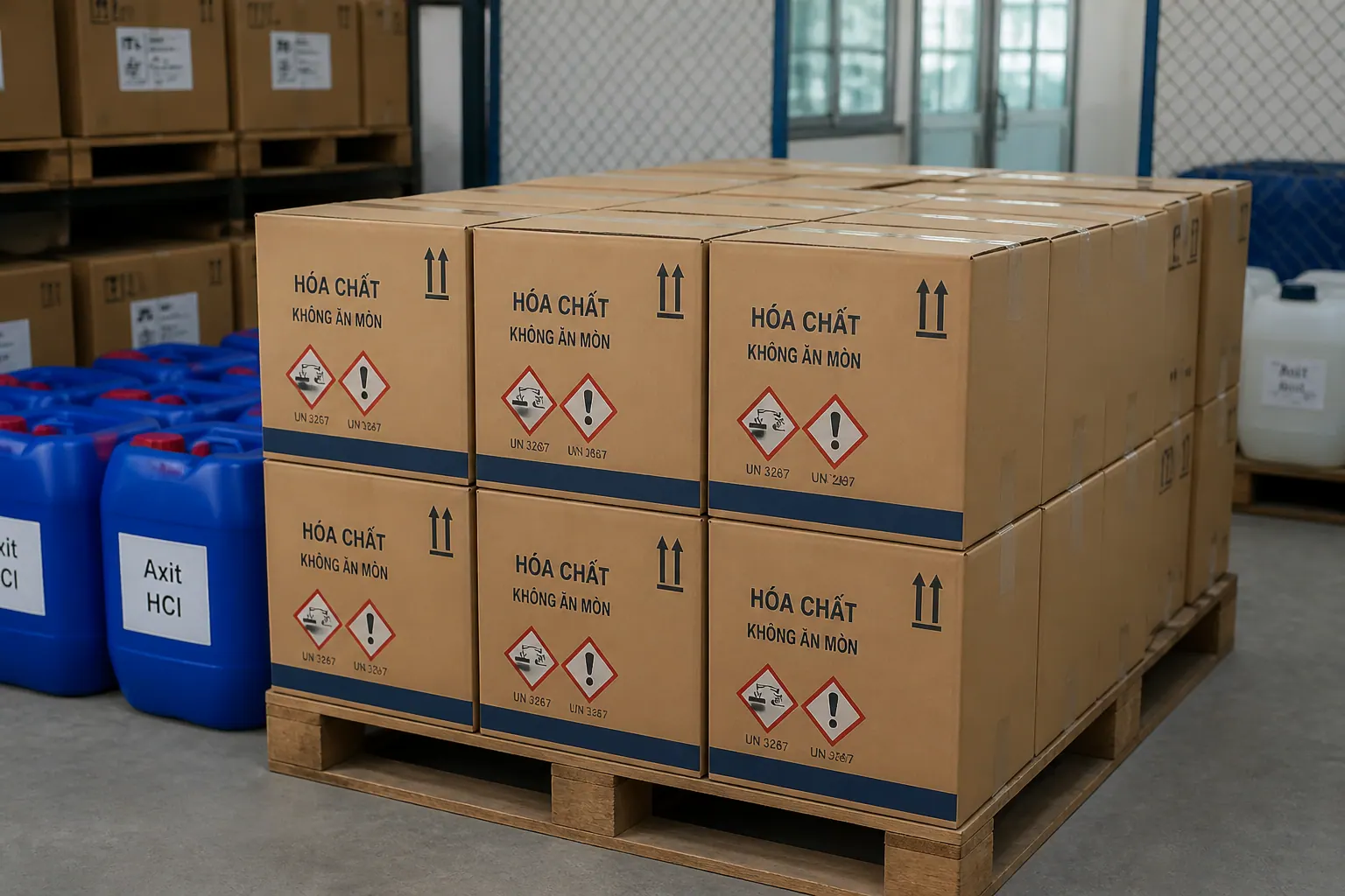 Bao bì carton hóa chất là gì? Đặc điểm, tiêu chuẩn và ứng dụng