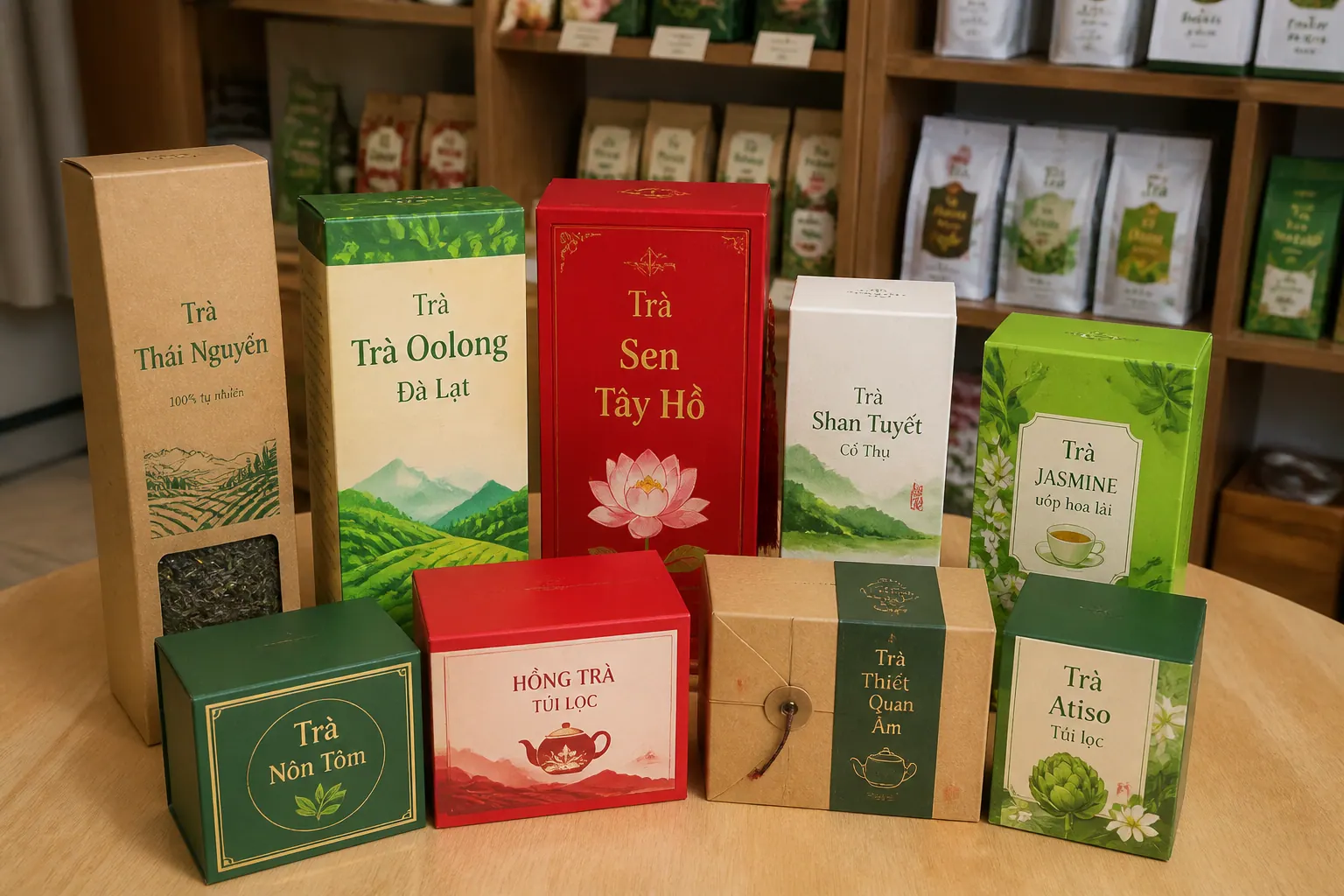 Các Loại Hộp Carton Đựng Trà Phổ Biến