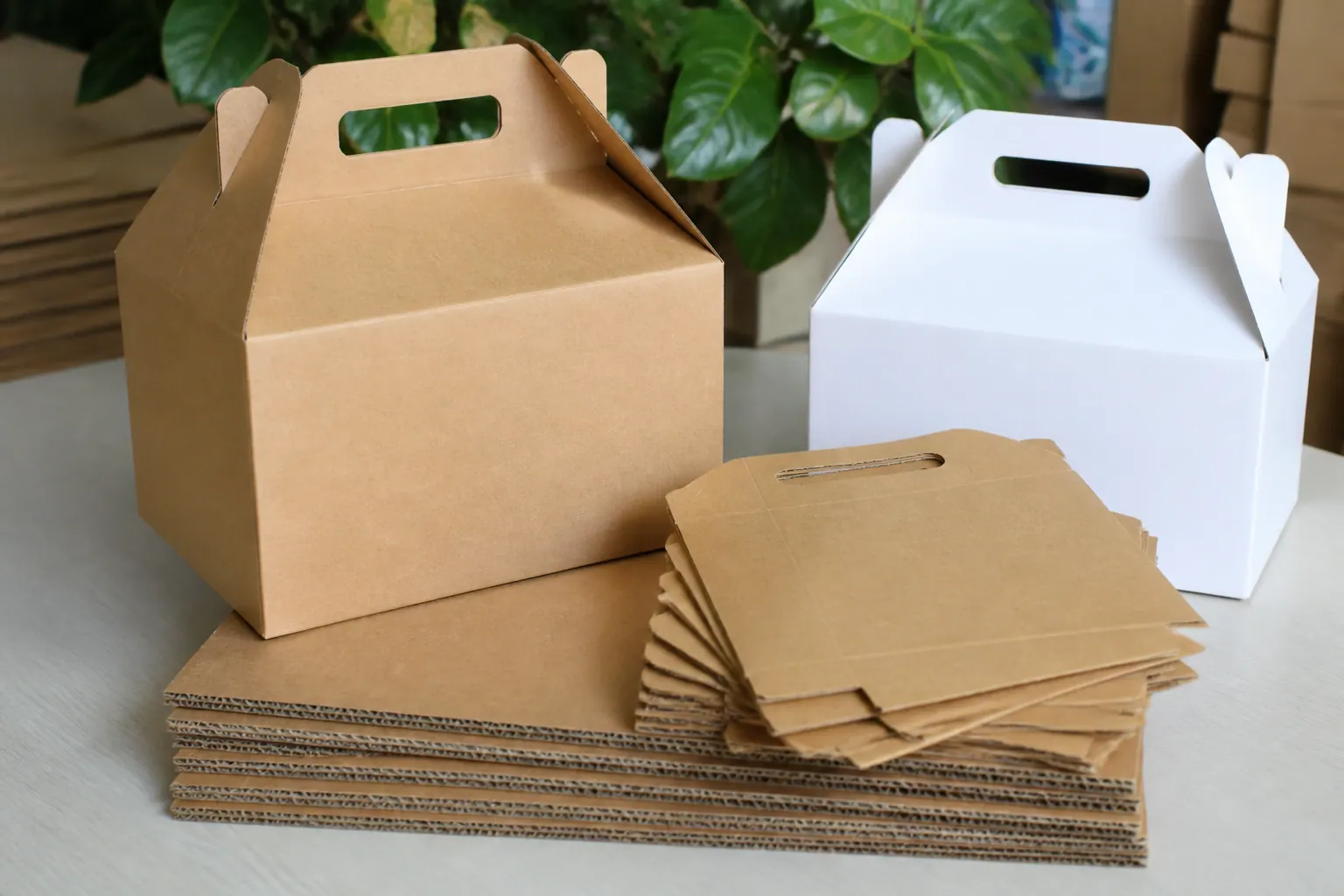 Cấu tạo và chất liệu của hộp carton có quai Cấu tạo và chất liệu của hộp carton có quai