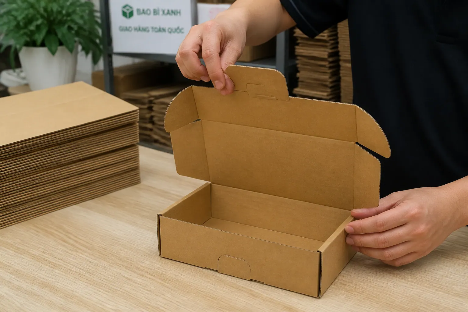 Cấu tạo và cơ chế hoạt động của hộp carton tự khóa Cấu tạo và cơ chế hoạt động của hộp carton tự khóa