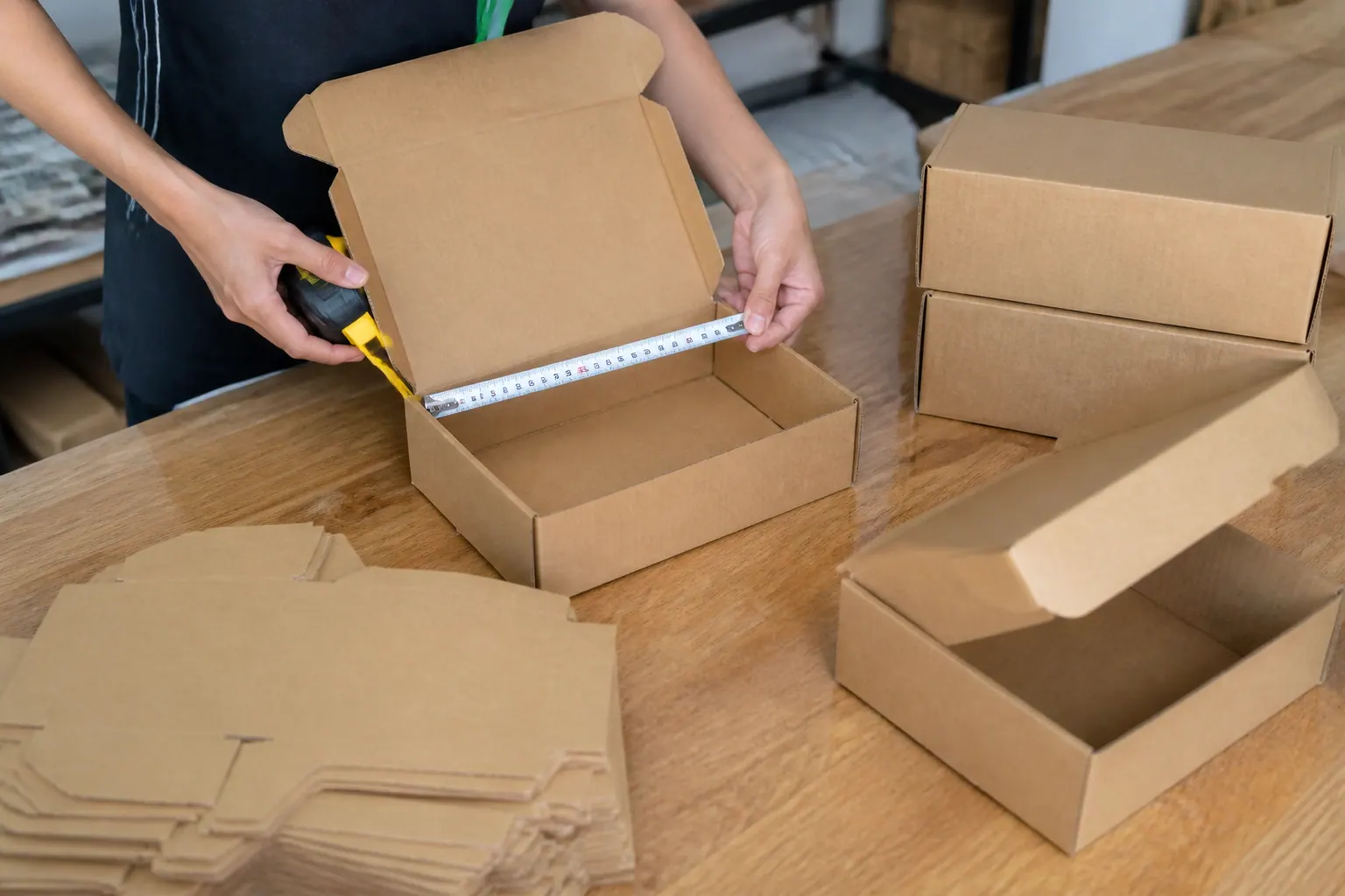 Chọn kích thước | hộp carton tự khóa Chọn kích thước - hộp carton tự khóa