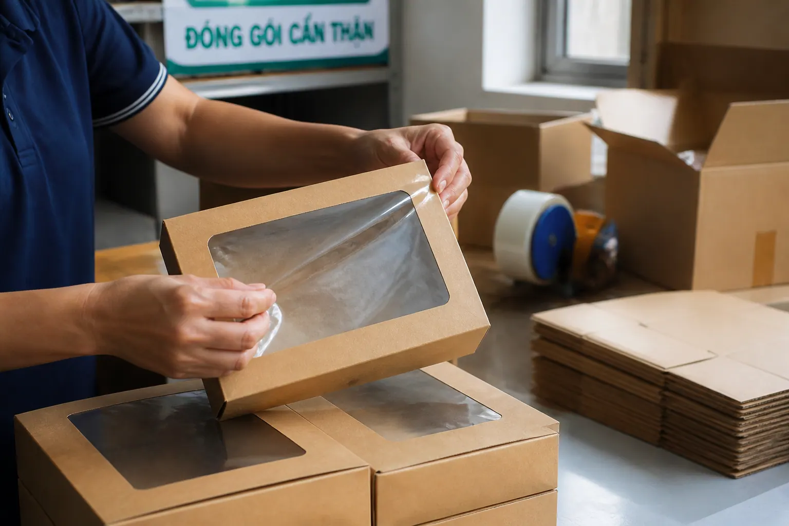 Độ Bám Dính Của Màng | hộp carton có cửa sổ Độ Bám Dính Của Màng - hộp carton có cửa sổ