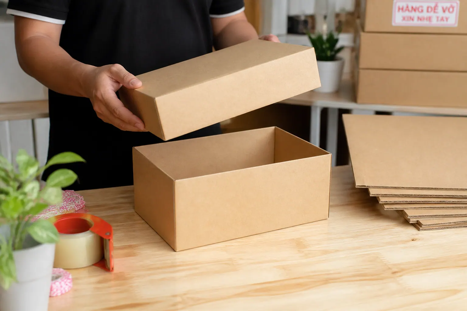 Hộp Carton Nắp Rời: Đặc Điểm, Ứng Dụng và Tiêu Chí Lựa Chọn
