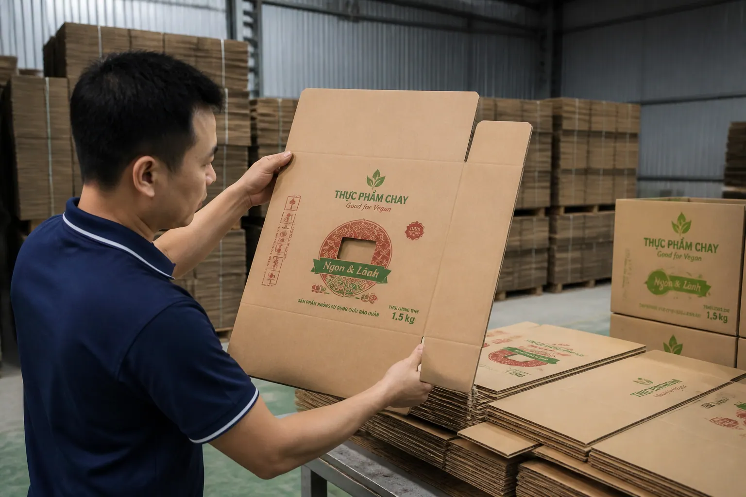 Kiểm tra chất lượng in ấn và gia công | hộp carton nắp đối Kiểm tra chất lượng in ấn và gia công - hộp carton nắp đối