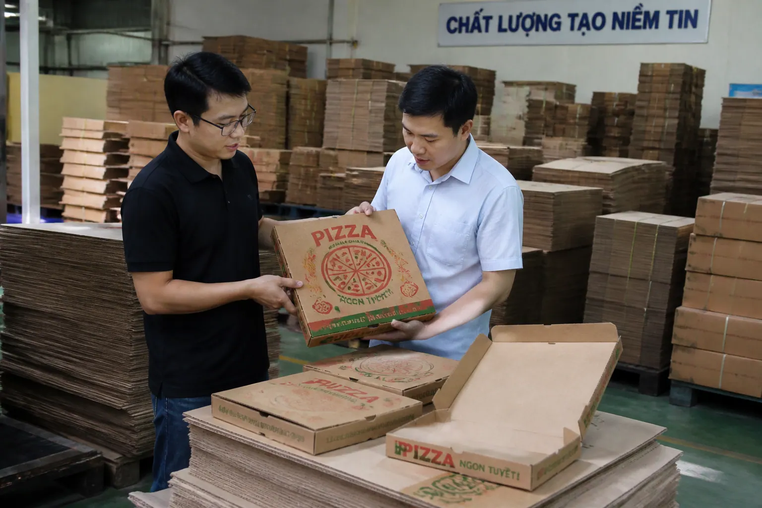 Kinh nghiệm chọn đơn vị cung cấp hộp carton pizza uy tín - hộp carton đựng pizza