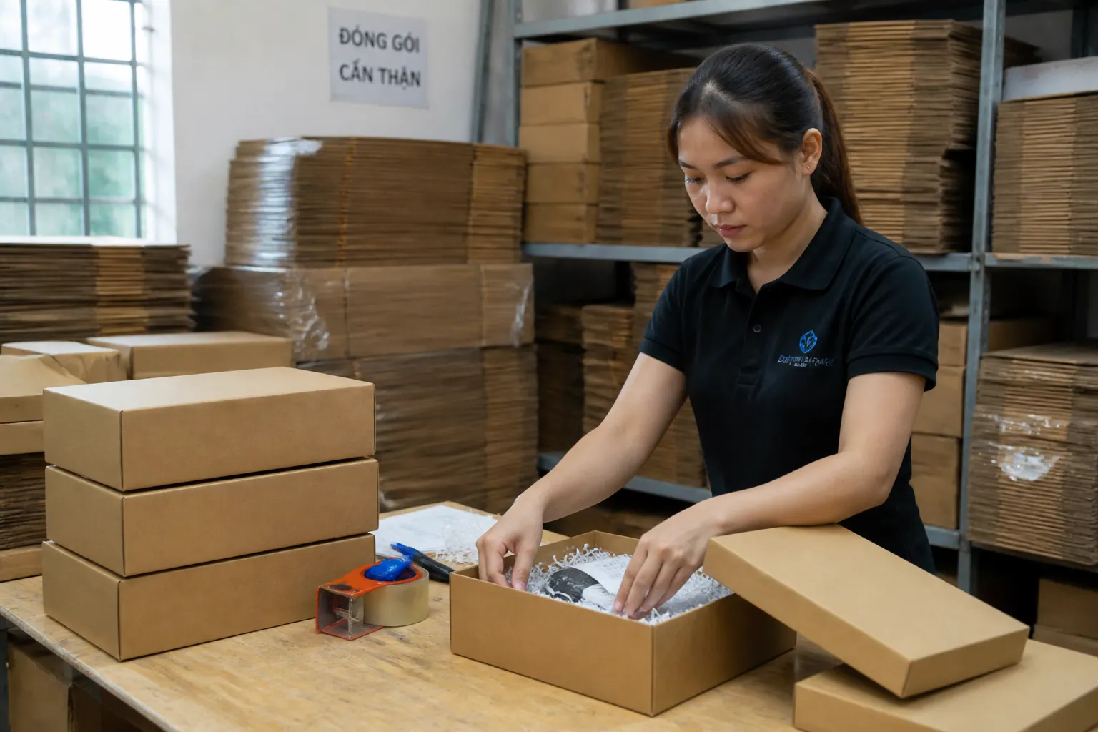 Kinh nghiệm tring gói hộp carton nắp rời cho doanh nghiệp