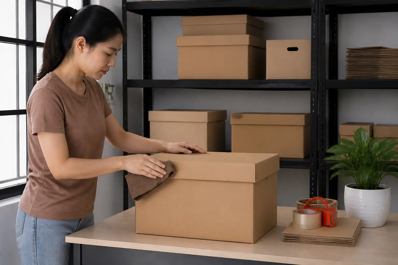 Lưu ý khi sử dụng và bảo quản hộp carton nắp rời