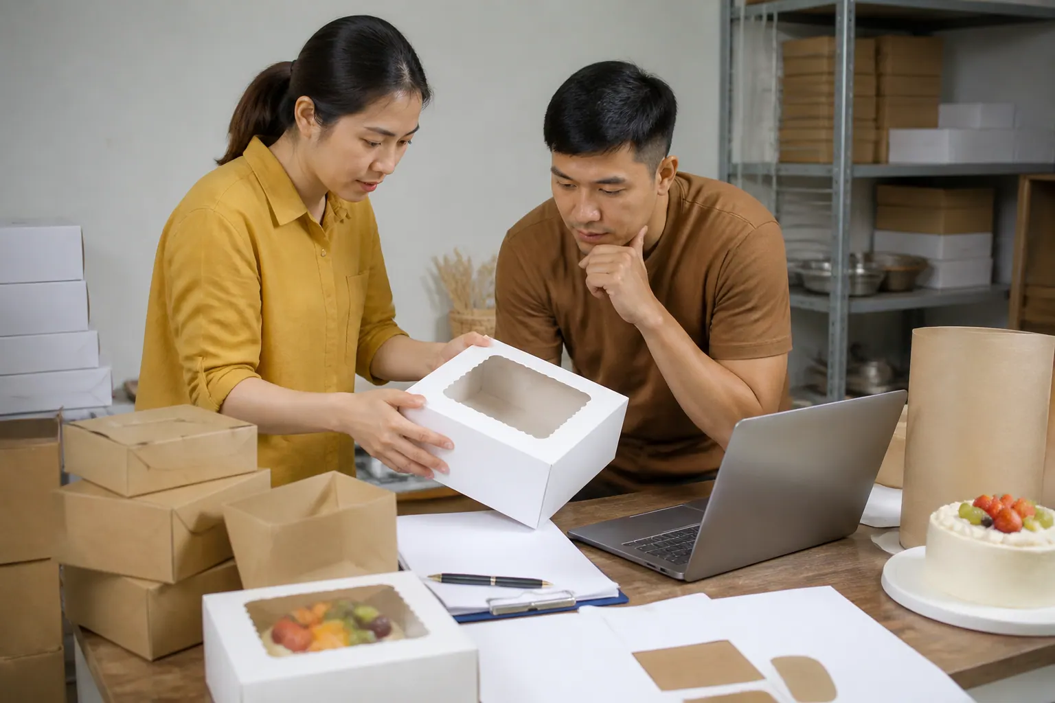 Lưu ý khi đặt in hộp carton đựng bánh Lưu ý khi đặt in hộp carton đựng bánh