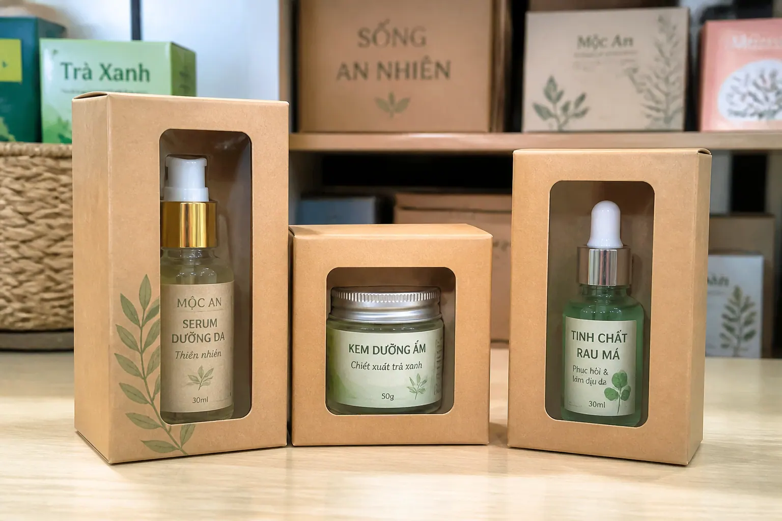 Ngành Mỹ Phẩm | hộp carton có cửa sổ Ngành Mỹ Phẩm - hộp carton có cửa sổ