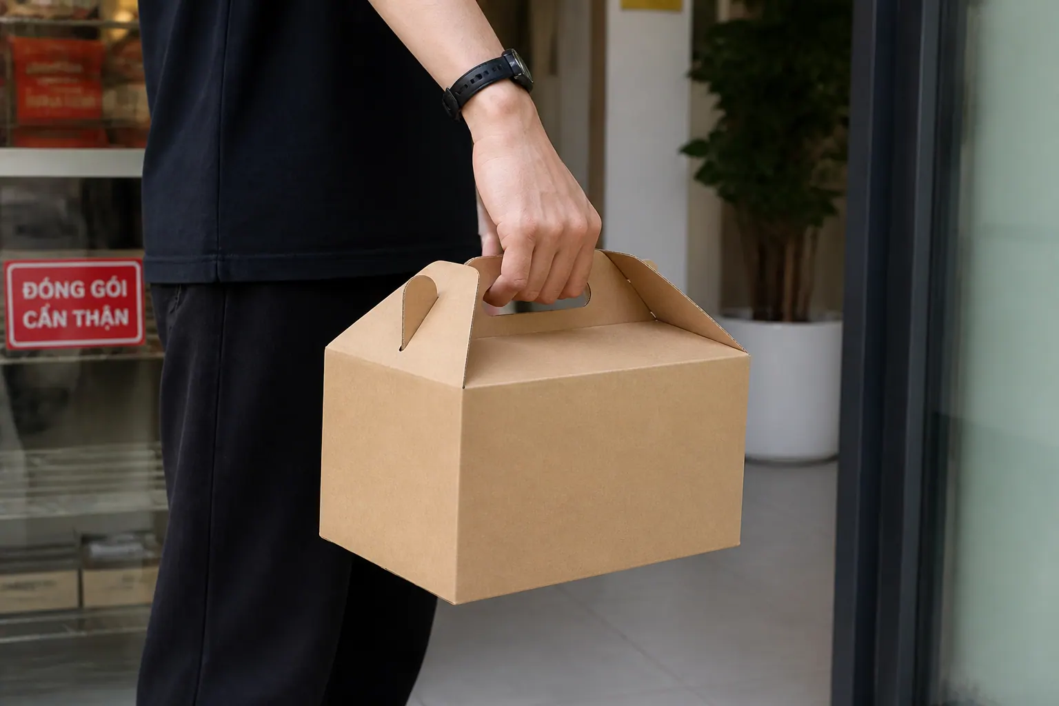 Quai xách | hộp carton có quai Quai xách - hộp carton có quai