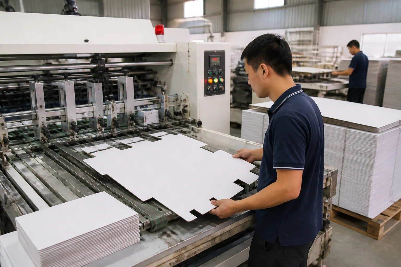 Quy trình sản xuất bao bì carton trắng tiêu chuẩn Quy trình sản xuất bao bì carton trắng tiêu chuẩn