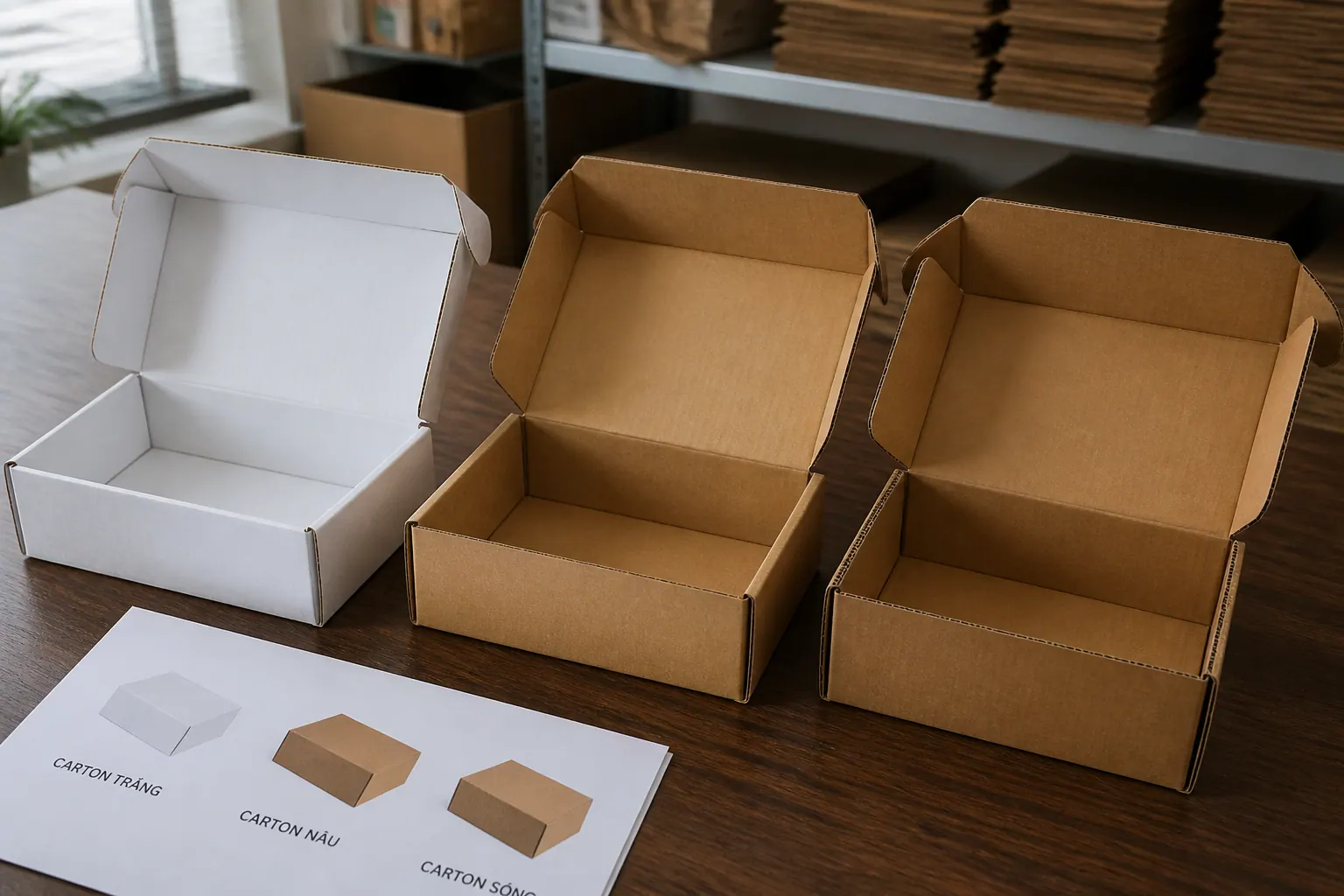 So sánh chi tiết giữa bao bì carton trắng và các loại carton thường So sánh chi tiết giữa bao bì carton trắng và các loại carton thường