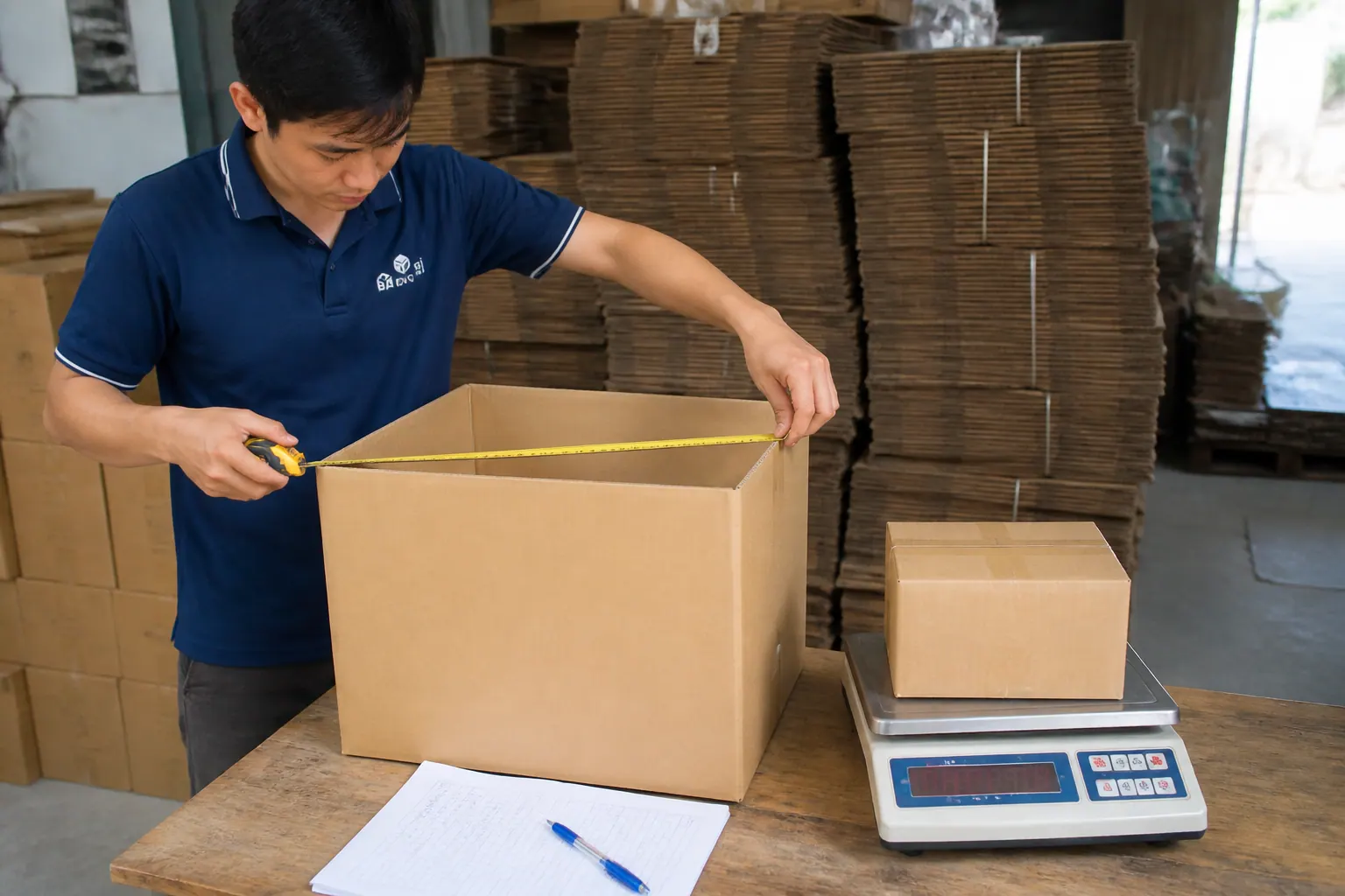 Xác định kích thước và tải trọng | hộp carton nắp đối Xác định kích thước và tải trọng - hộp carton nắp đối